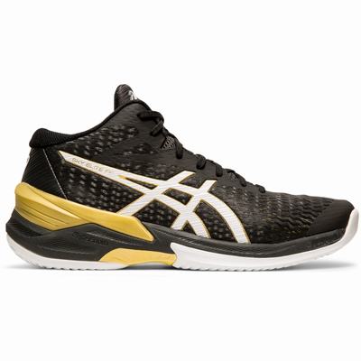 Férfi Asics Sky Elite FF Mt Röplabda Cipő AS9574063 Fekete/Fehér